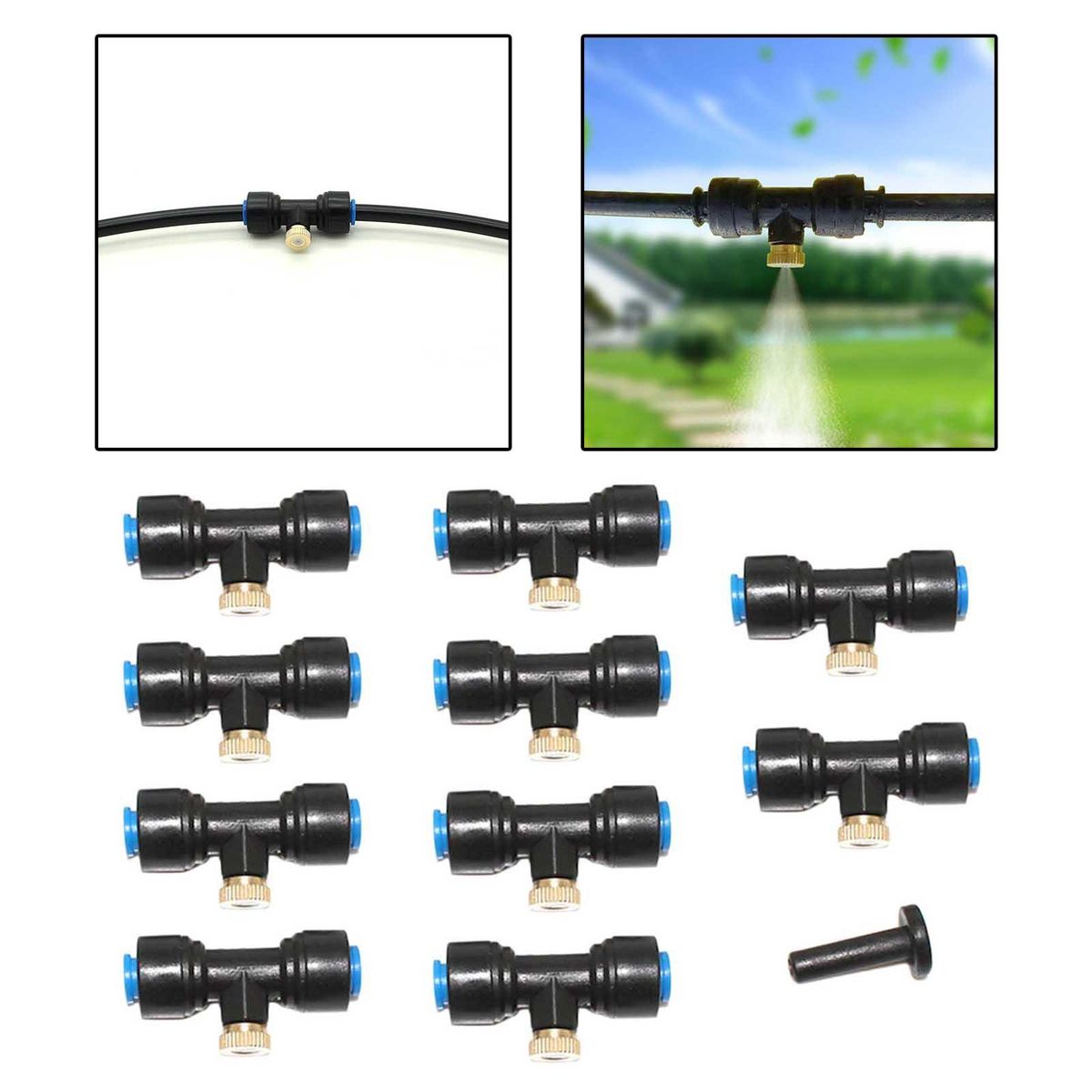 10 Set Misting Nozzles  Fog Nozzles Mist Nozzle  Garden