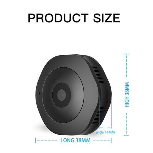 H6 Wifi Micro Camera Night Version Mini Action Camera Motion Sensor Camcorder Voice Video Recorder DV DVR Small Camera(Standard)(DV White)
