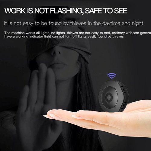 H6 Wifi Micro Camera Night Version Mini Action Camera Motion Sensor Camcorder Voice Video Recorder DV DVR Small Camera(Standard)(DV White)