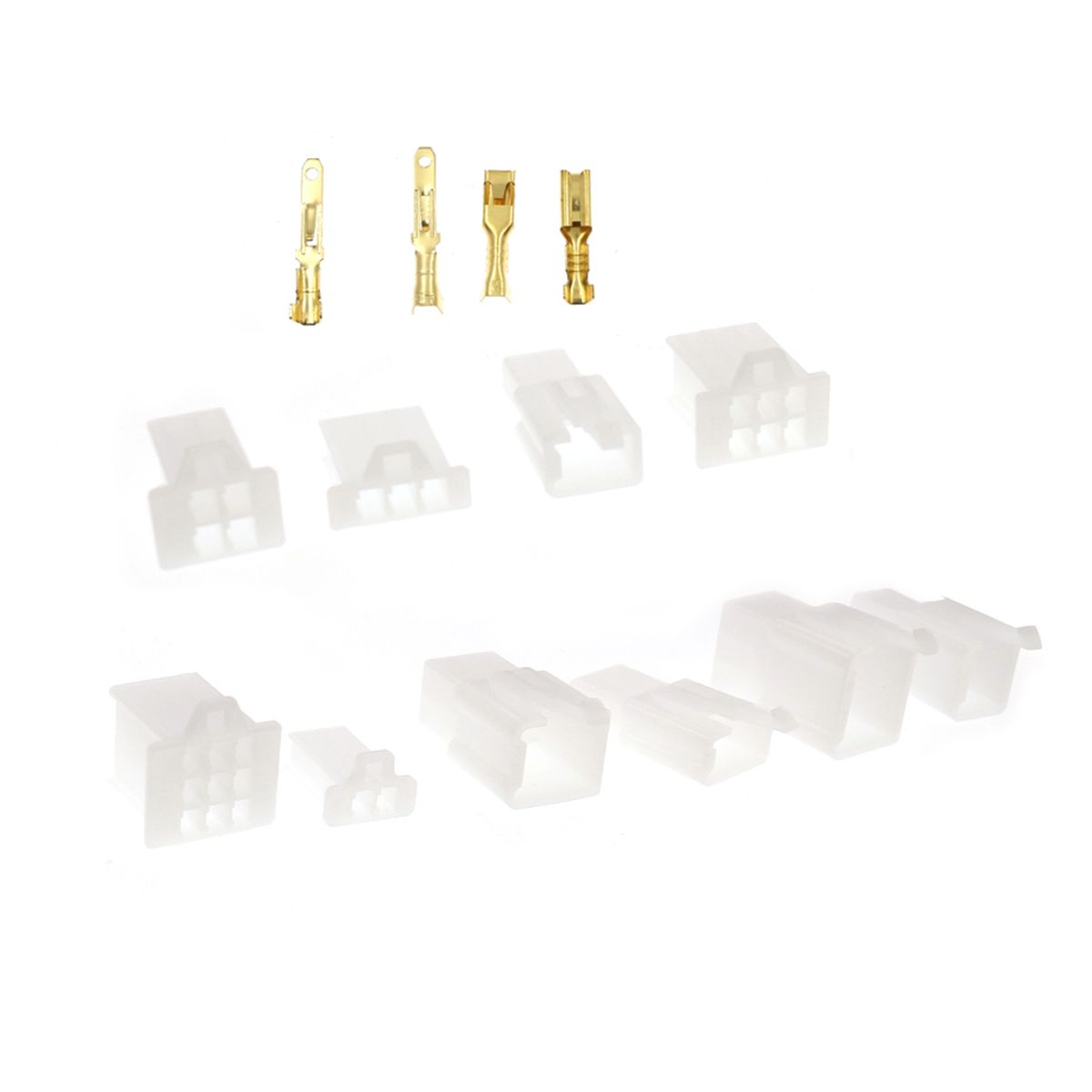 580PCS 2.8mm 2/3/4/6/9 Pin Electrical Wire Terminal