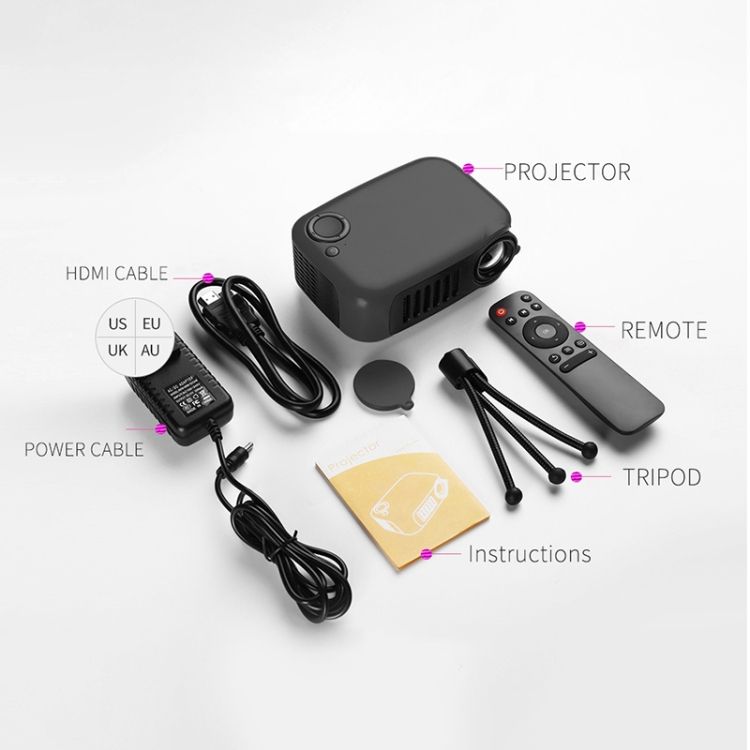 Portable 4K Ultra HD DLP Mini Smart Projector