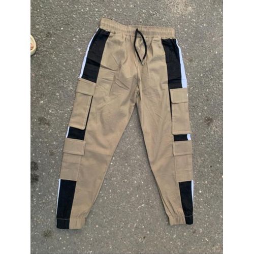 Custom-Made Beige Unisex Cargo Pant PK