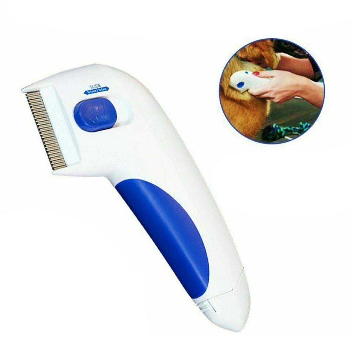 Plastic Comb Hair Brush Shedding Flea For Cat Dog Pets Trimmer