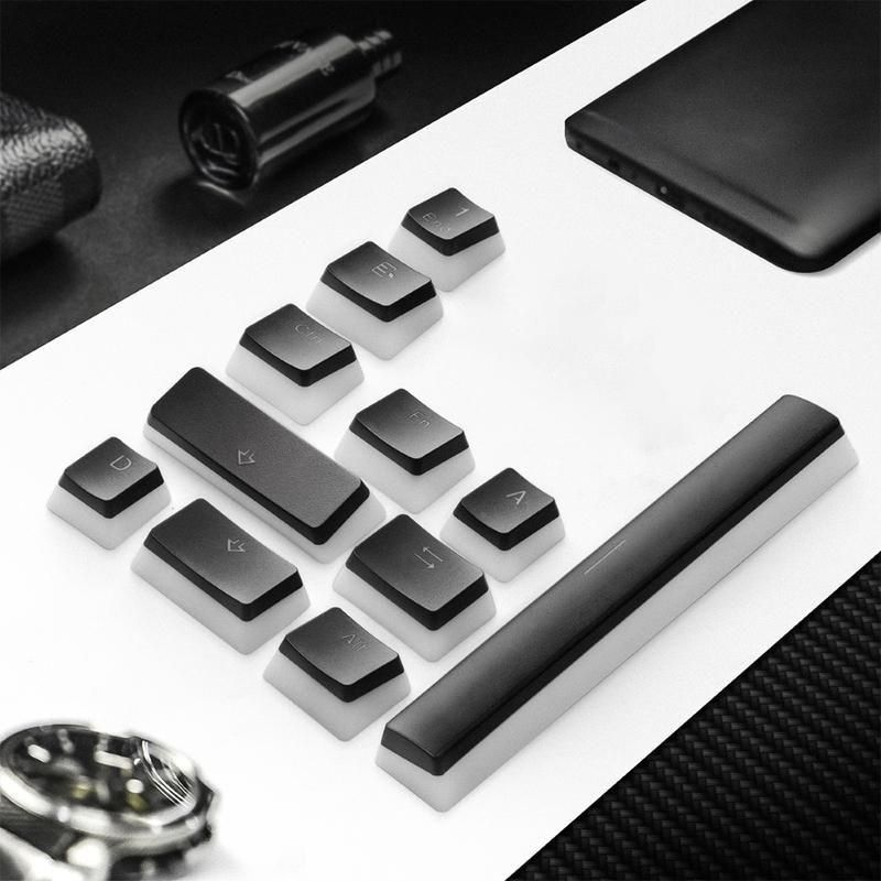108Pcs Backlight Solid Color ABS Key Caps Replacement for