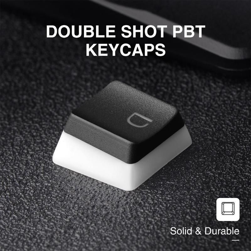 108Pcs Backlight Solid Color ABS Key Caps Replacement for