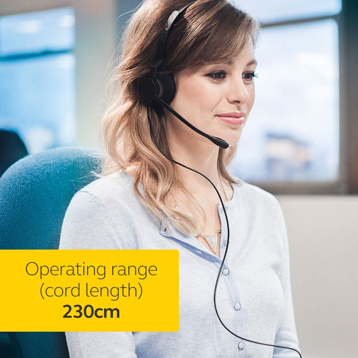 Biz 1500 USB Duo Wired Call Center Professional Headset