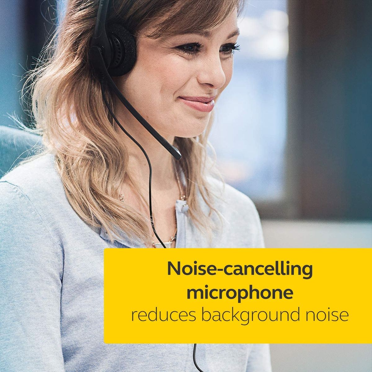 Biz 1500 USB Duo Wired Call Center Professional Headset