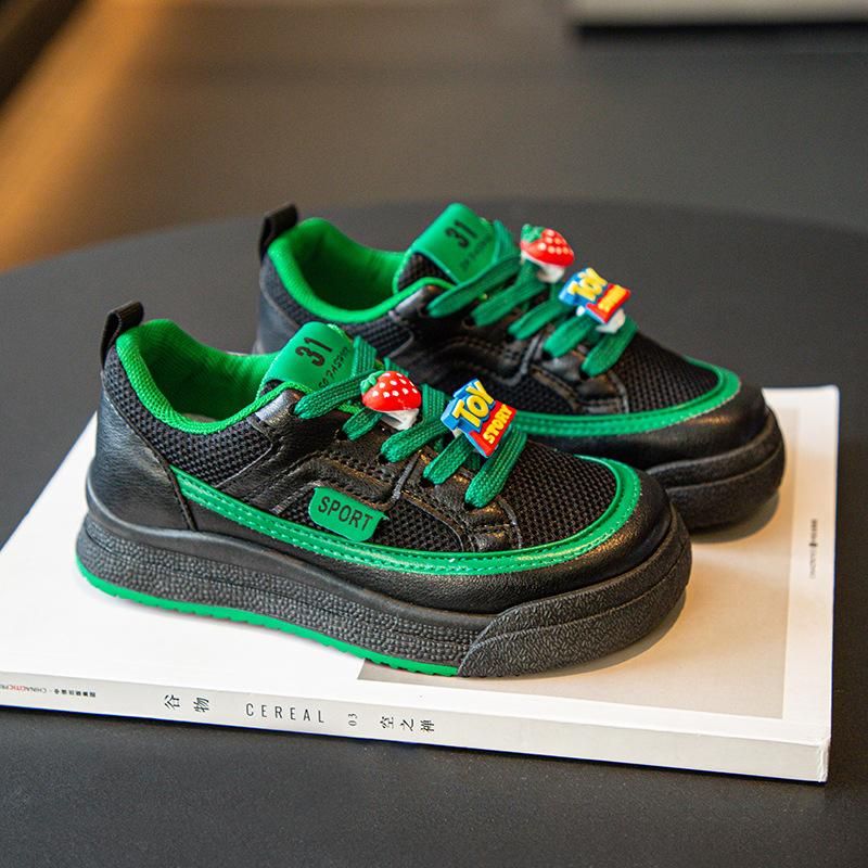 Boys And Girls Board Sneakers Comfortable Board Shoes Black