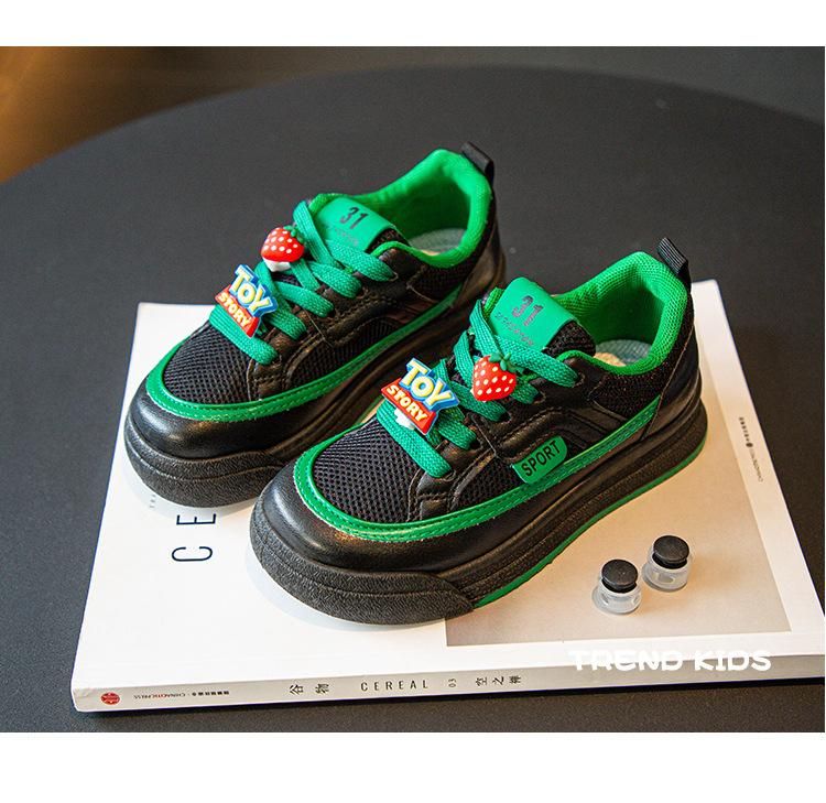 Boys And Girls Board Sneakers Comfortable Board Shoes Black