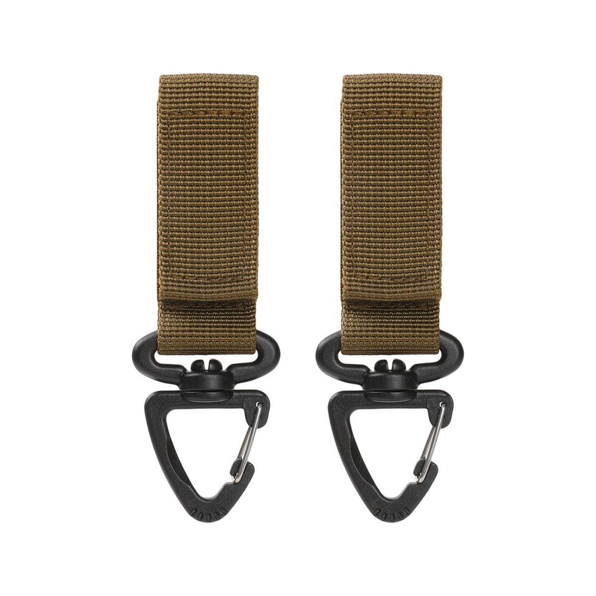 2Pcs Backpack Buckle Multifunctional Hiking Buckle Khaki