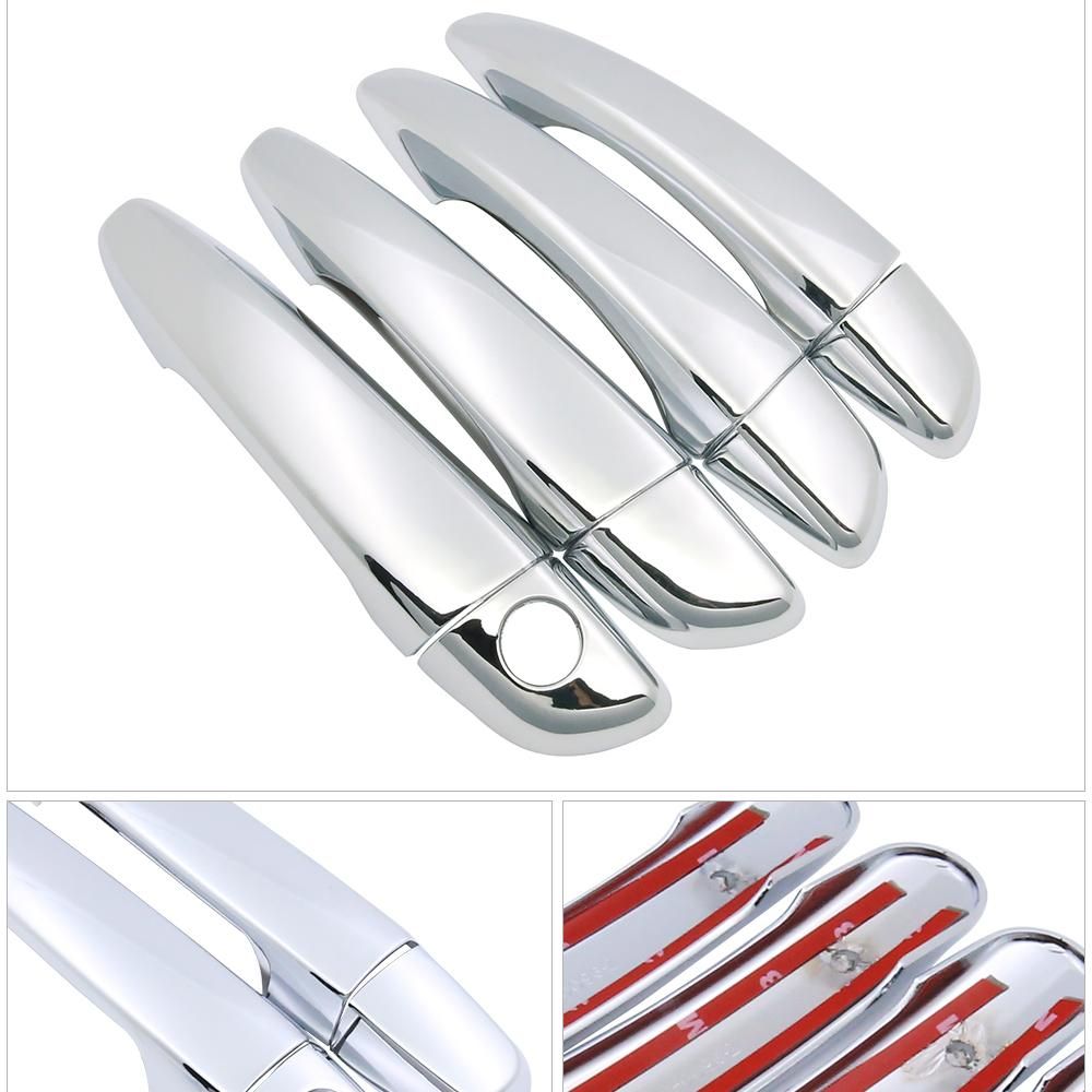 for Peugeot 3008 MK2 2017~ Luxuriou Chrome Exterior Door Handle Cover Car Accessories Stickers Trim Set 2nd Gen 2018