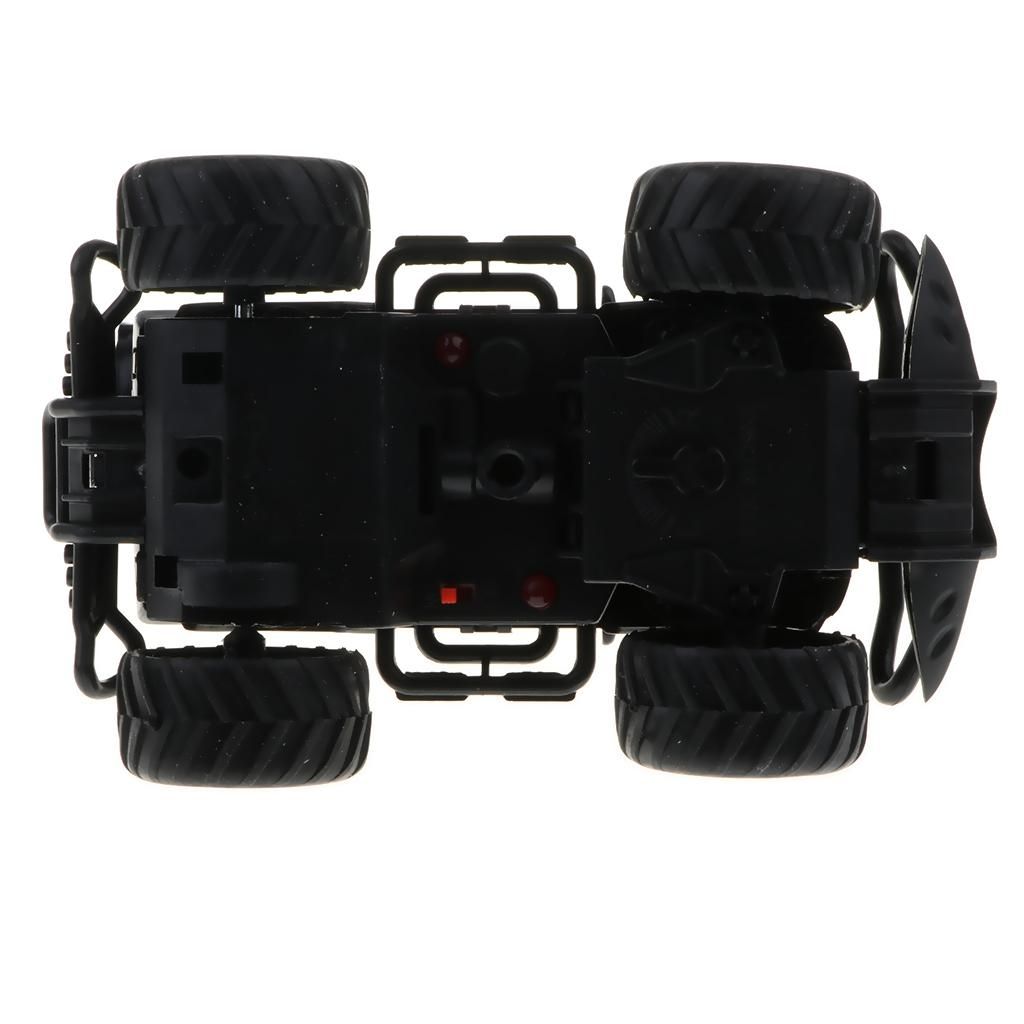 2X 1:43 RC Diecast Vehicle Remote Control Monster Car Rock