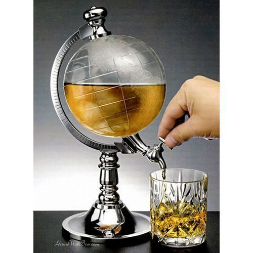 Multipurpose Globe Drink Acrylic Beverages Dispenser