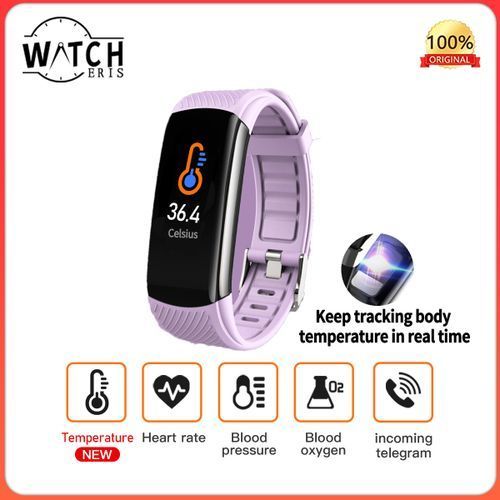 Bluetooth Fitness Temperature Monitoring Smart Bracelet