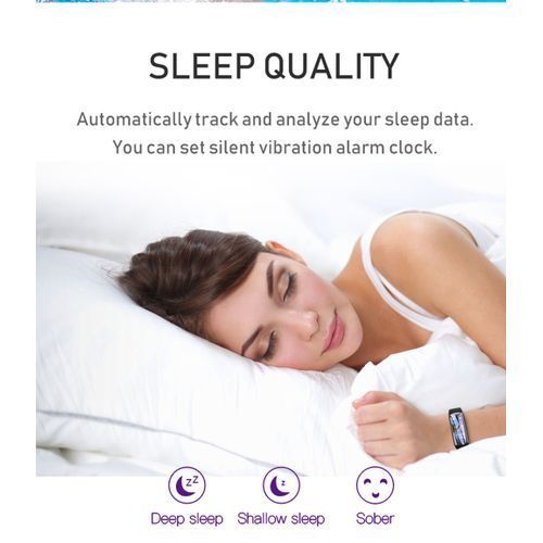 Bluetooth Fitness Temperature Monitoring Smart Bracelet