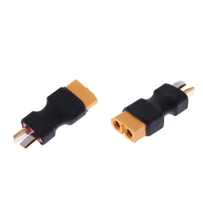 2 Piece XT60 Female To Male T-Plug Wireless Connector For RC Car