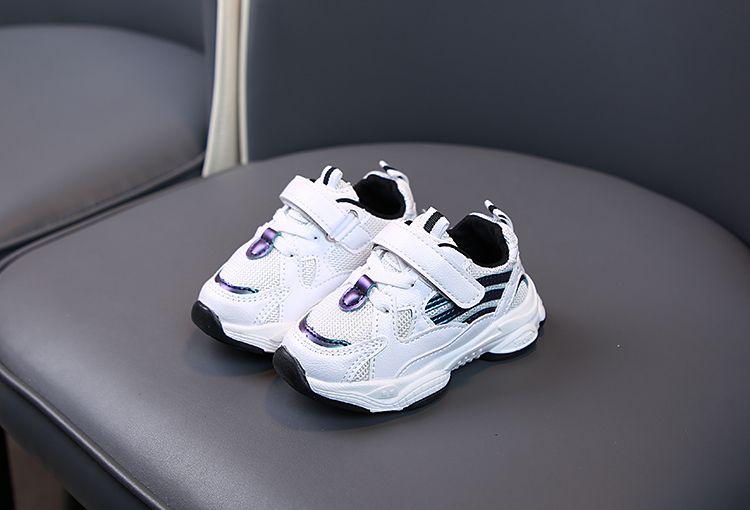 Teen Children's Leather Sports Shoes Casual Running -White