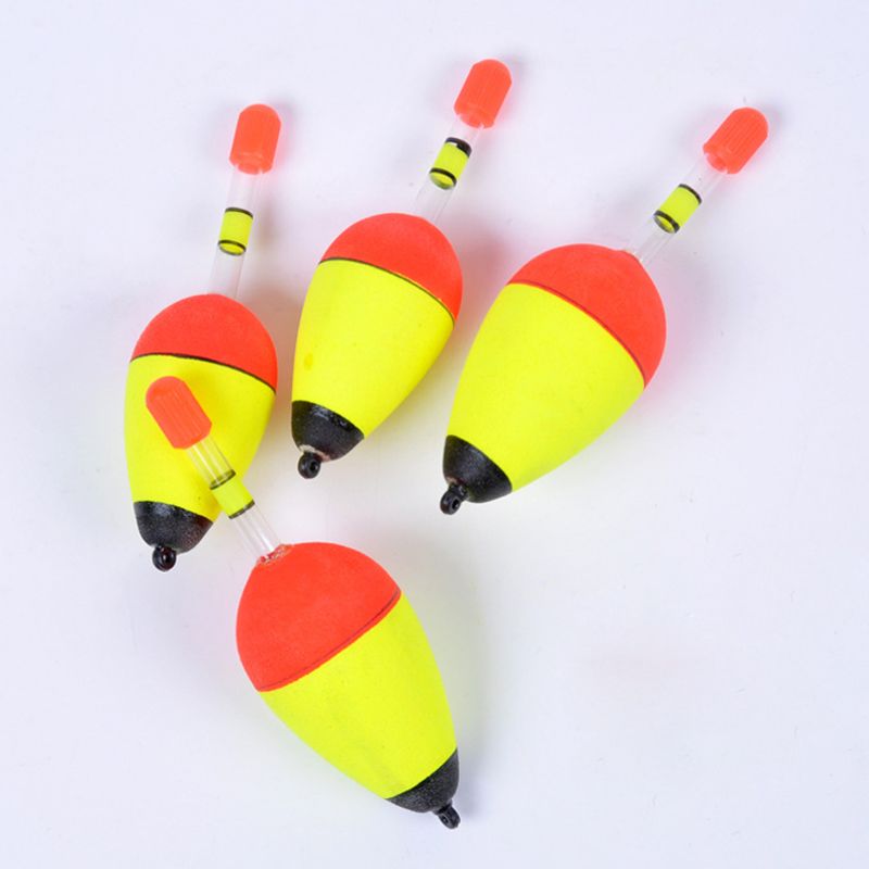 [20pcs] Fishing Bobber Float With Tube Tail For Night Lumo