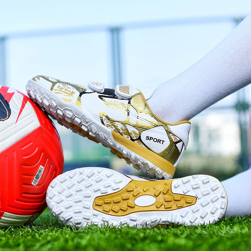Sports Boys Football Shoes Outdoor Anti Slip Kids Soccer Trainers