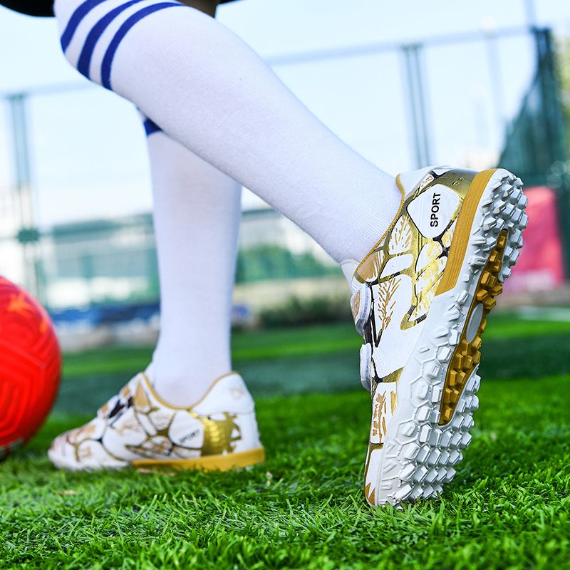 Sports Boys Football Shoes Outdoor Anti Slip Kids Soccer Trainers