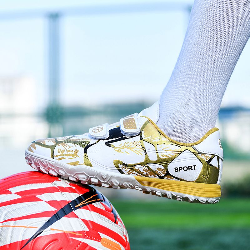 Sports Boys Football Shoes Outdoor Anti Slip Kids Soccer Trainers