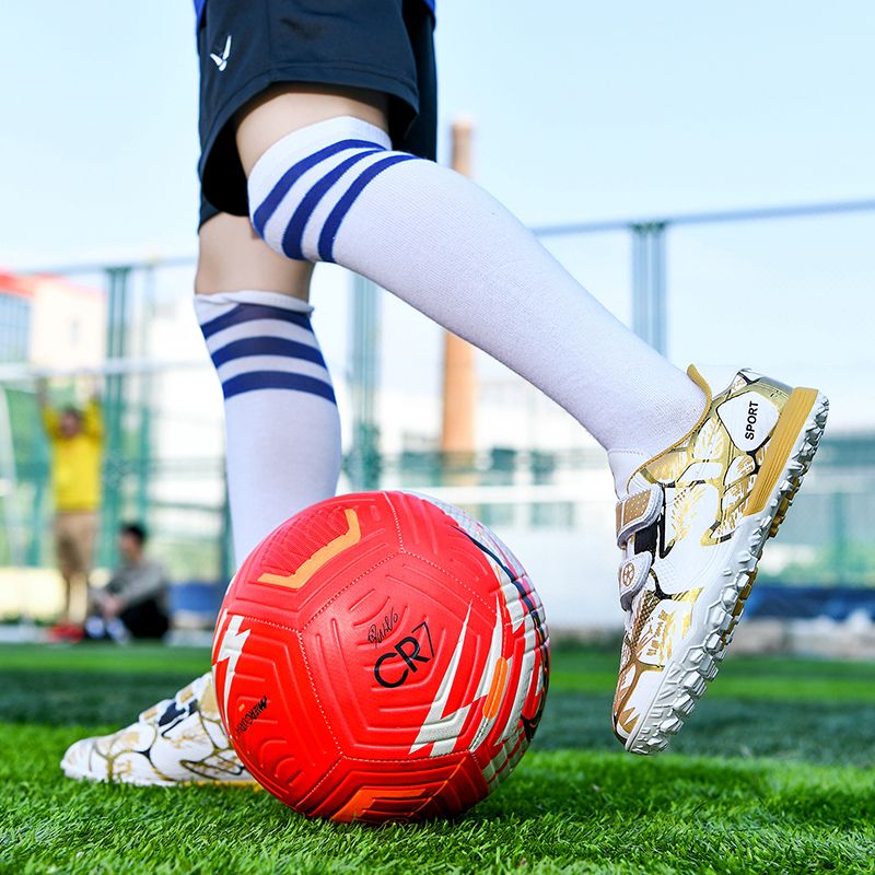 Sports Boys Football Shoes Outdoor Anti Slip Kids Soccer Trainers