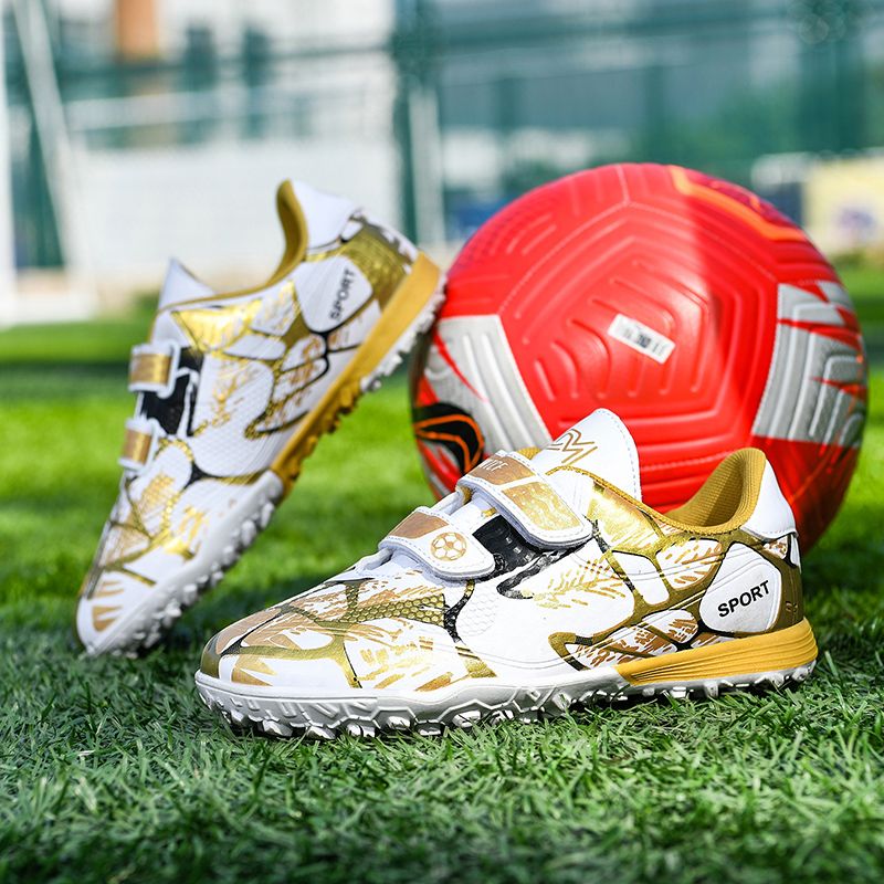 Sports Boys Football Shoes Outdoor Anti Slip Kids Soccer Trainers