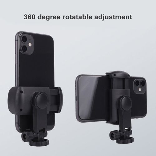 360 Degree Rotation Mini Video Tripod Stand Handle-Black
