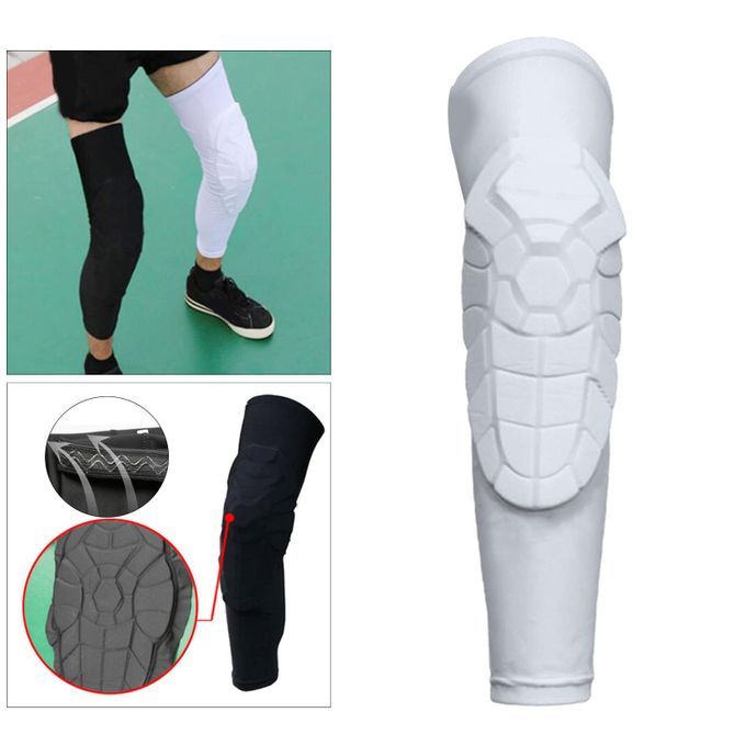 1 Pieces Adult Kids Knee Pads Cycling Skiing Running Skating White XXL
