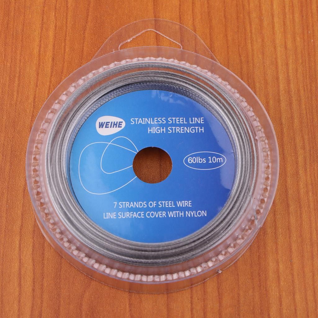 2 X 32 Feet Fishing Trails , Wire Covered With Waterproof