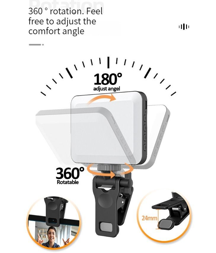 Mini LED Video Light Photography Fill-in Lamp 3000-6500K
