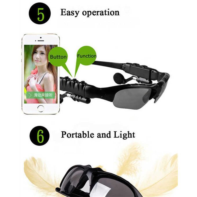 Fashion Sports Wireless Bluetooth 5.0 Headset Driving FBI Sunglasses/mp23 Riding Eyes Glasses