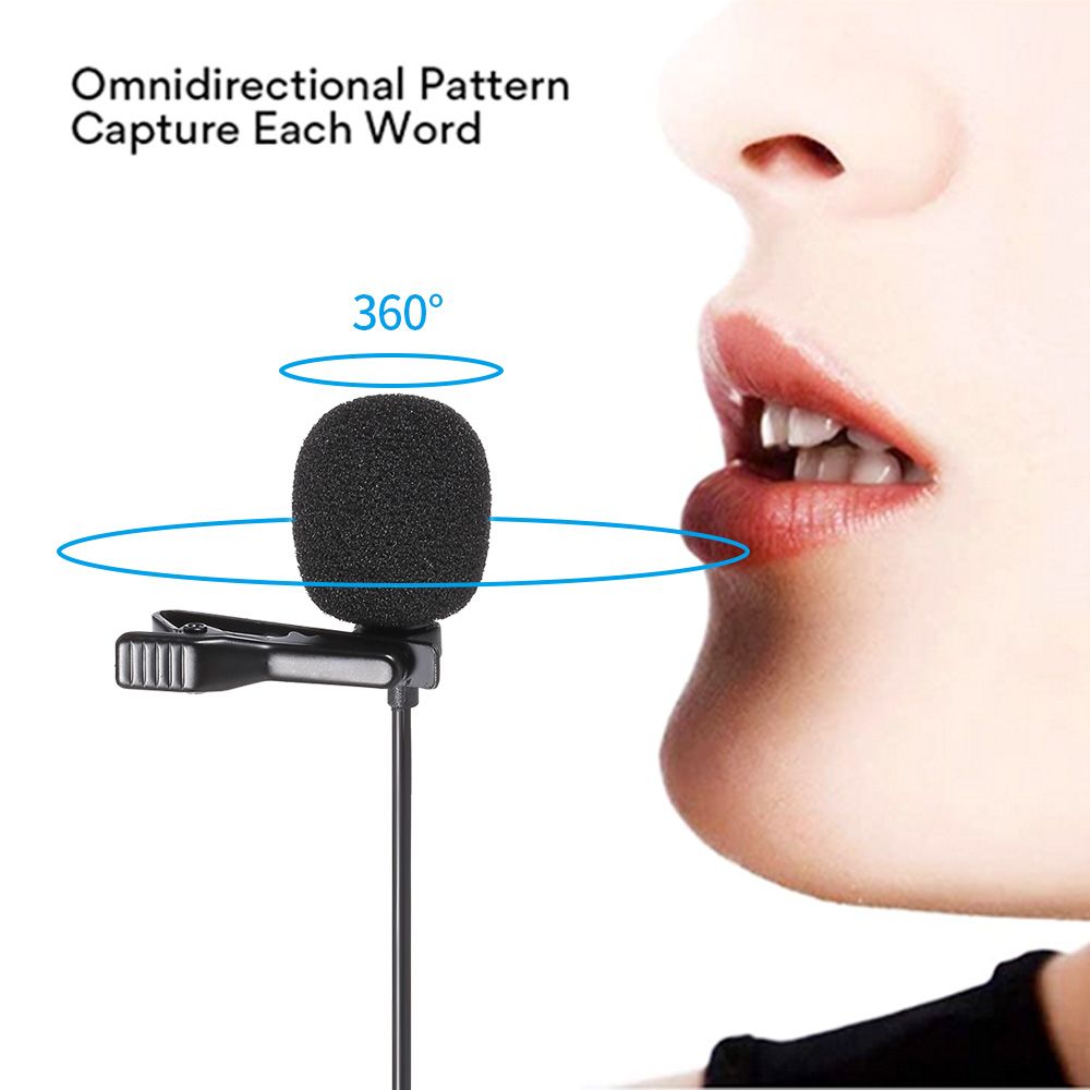 GL-119 3.5AUX Lavalier Microphone Omni Directional