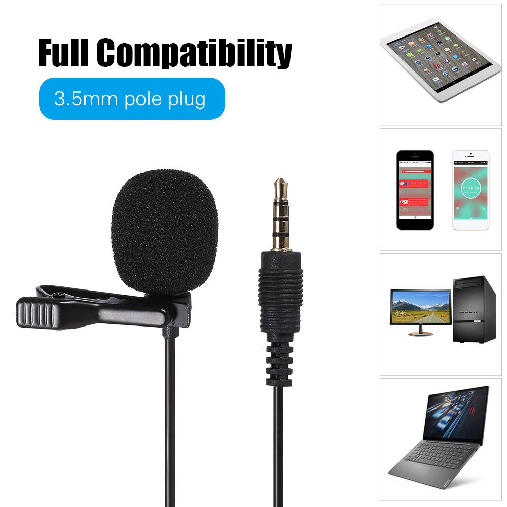 GL-119 3.5AUX Lavalier Microphone Omni Directional