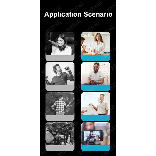 Wireless Lavalier Dual Microphone Audio Video Recording For Type C Phone Live Game Mobile Phone Camera