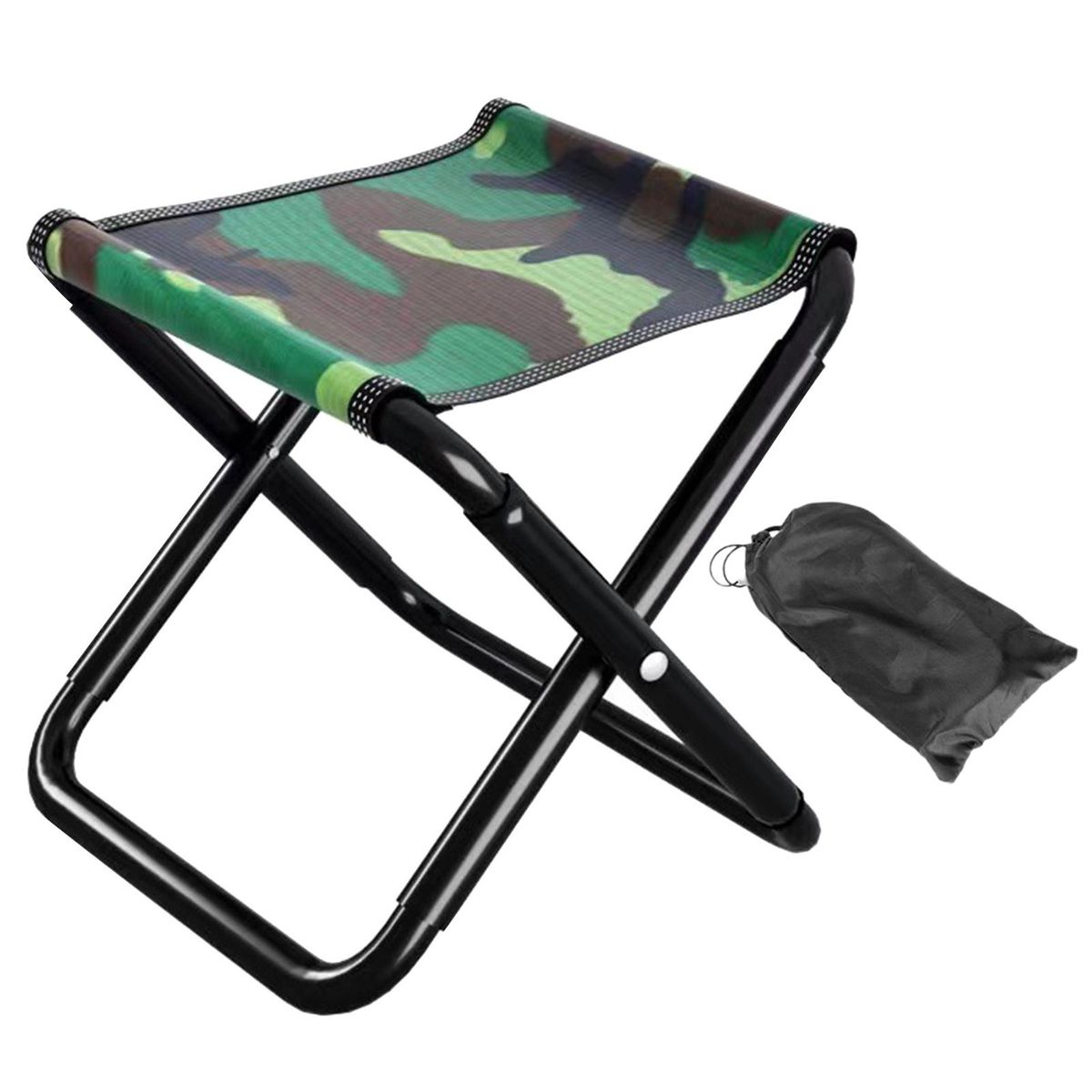 1 Set Fishing Stool Portable Tear Resistance Stool Mix Color