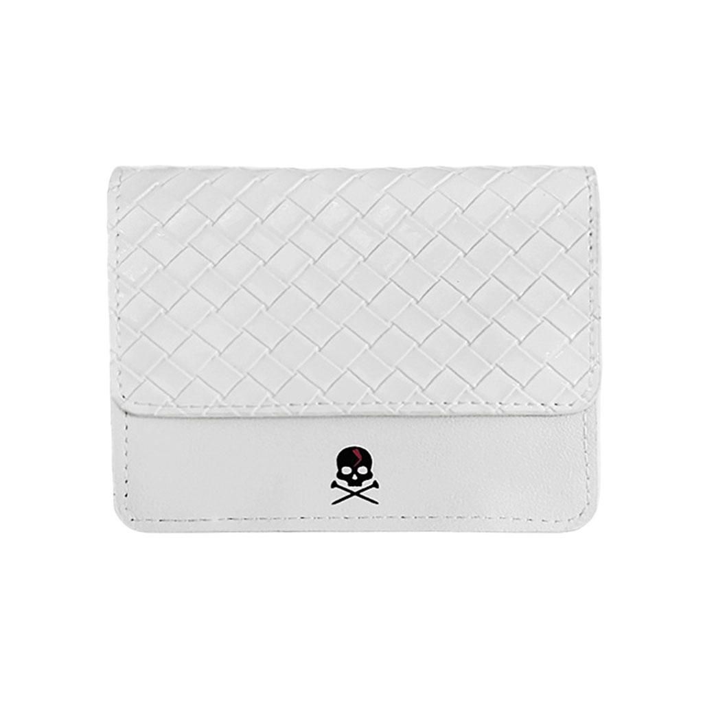 Golf Rangefinder Case PU Leather Waterproof For Essential Golf White