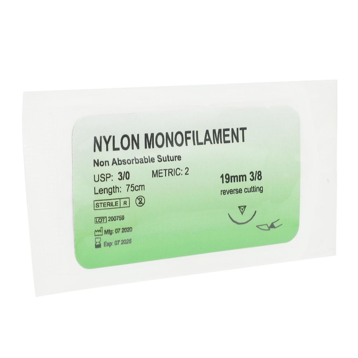12 Pcs/Set  Suture Nylon Monofilament Thread Suture