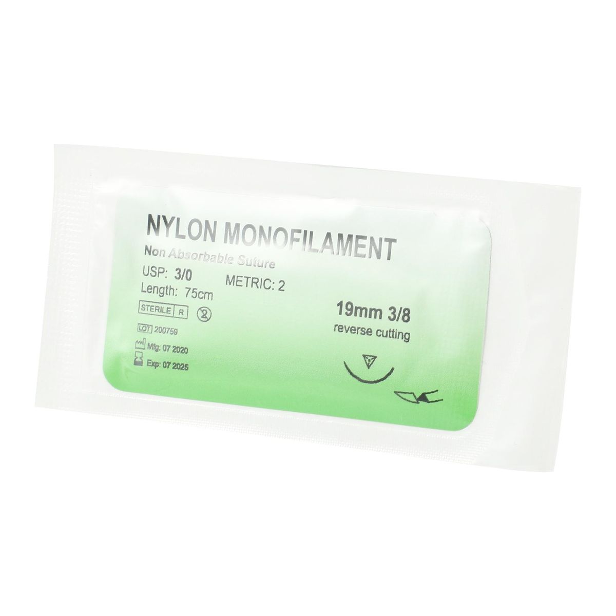 12 Pcs/Set  Suture Nylon Monofilament Thread Suture