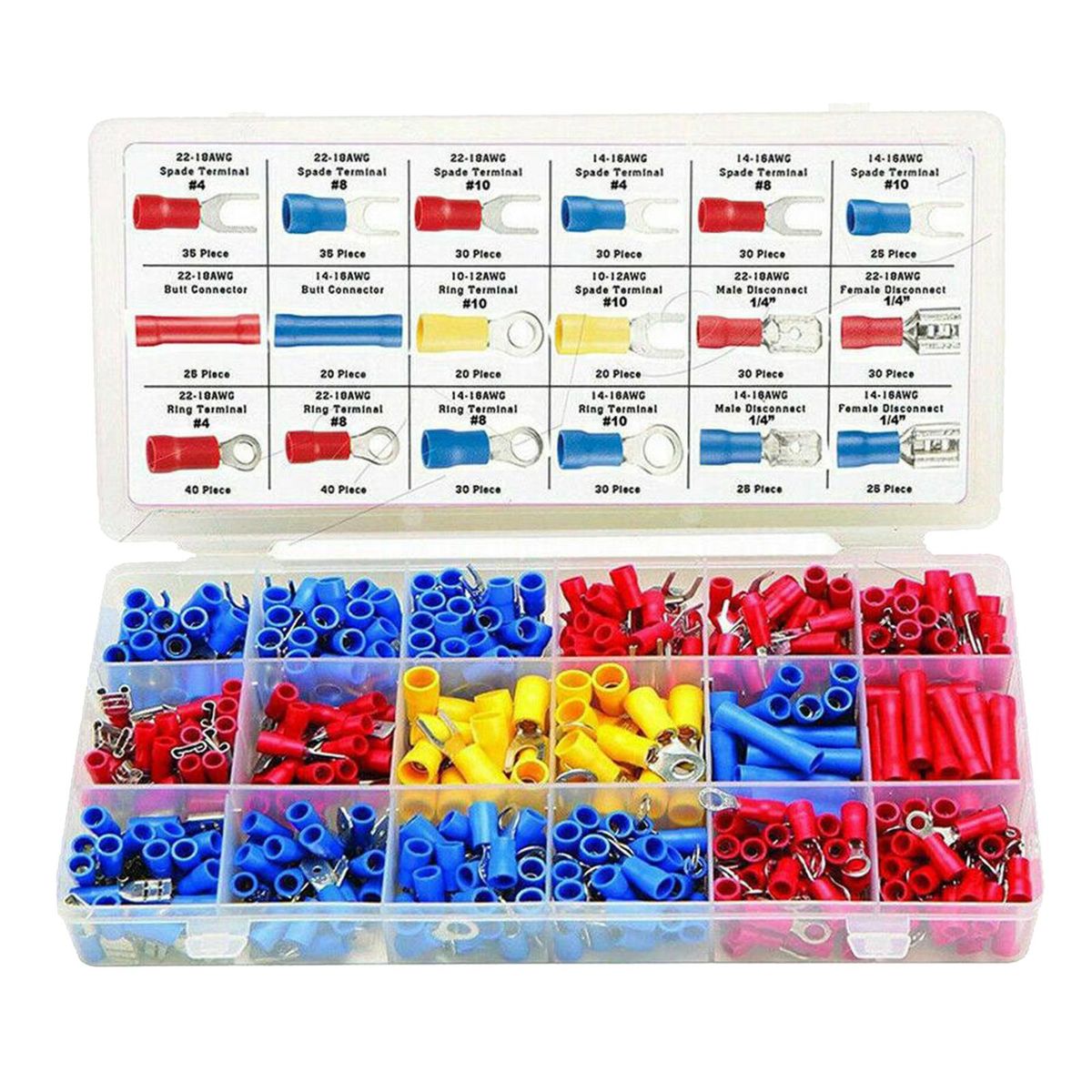 520 Assortment Insulated Electrical Wire Terminals