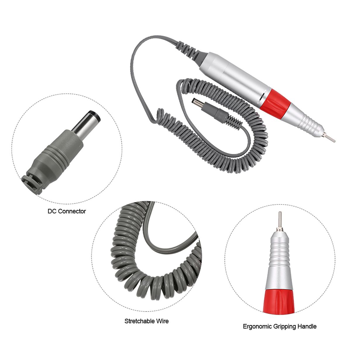 Electric Nail Drill Pen 30000RPM For Manicure Pedicure
