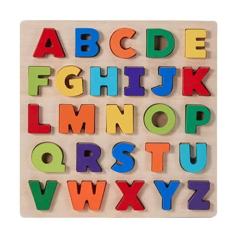 Chunky Wooden Montessori Alphabet Capital Letters