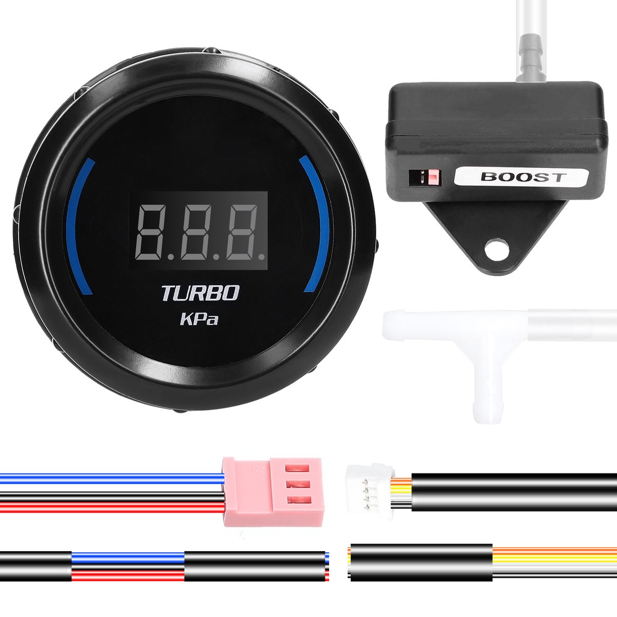 52mm Turbo Boost Gauge Car Digital Meter LED Display