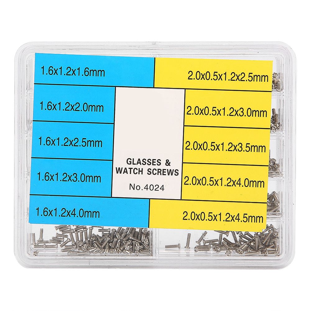 1000Pcs Iron Screw Watch Repair Gles Wristwatch Repairing