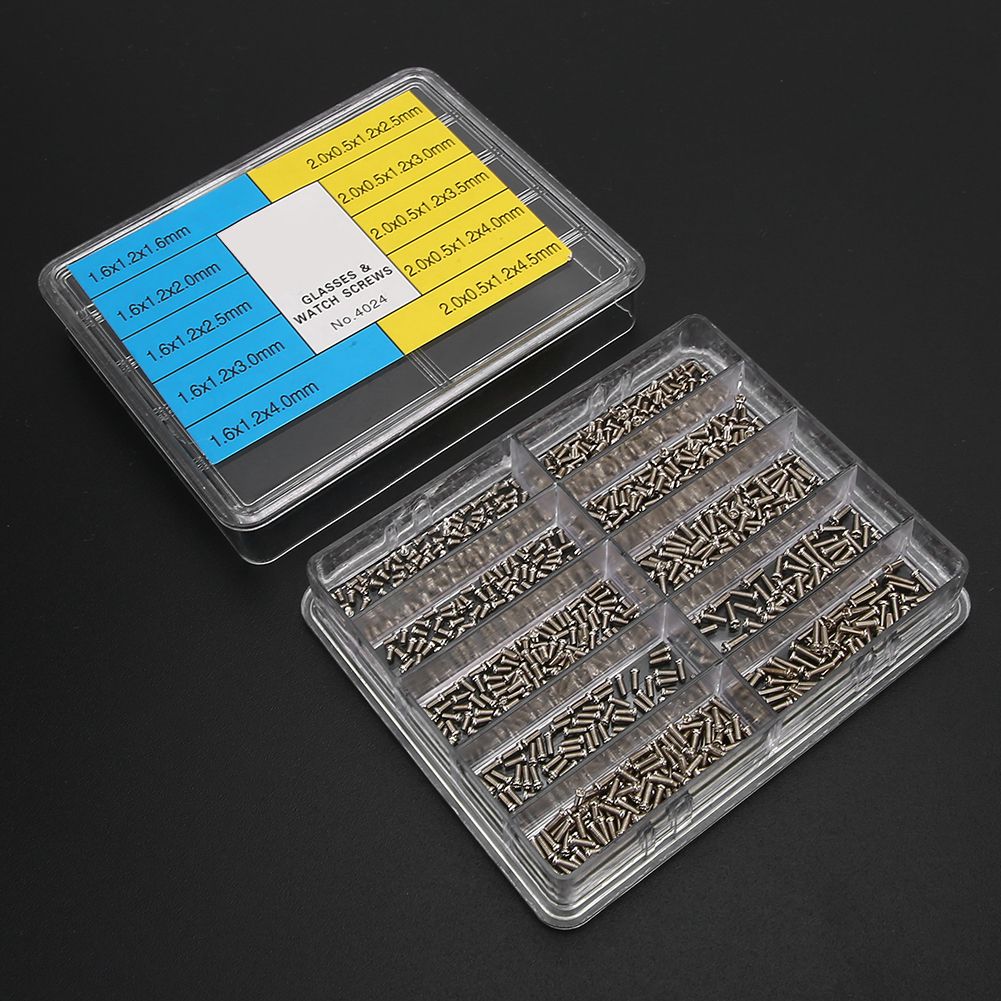 1000Pcs Iron Screw Watch Repair Gles Wristwatch Repairing