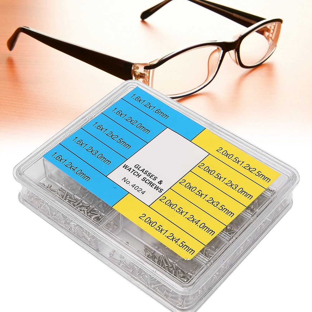 1000Pcs Iron Screw Watch Repair Gles Wristwatch Repairing