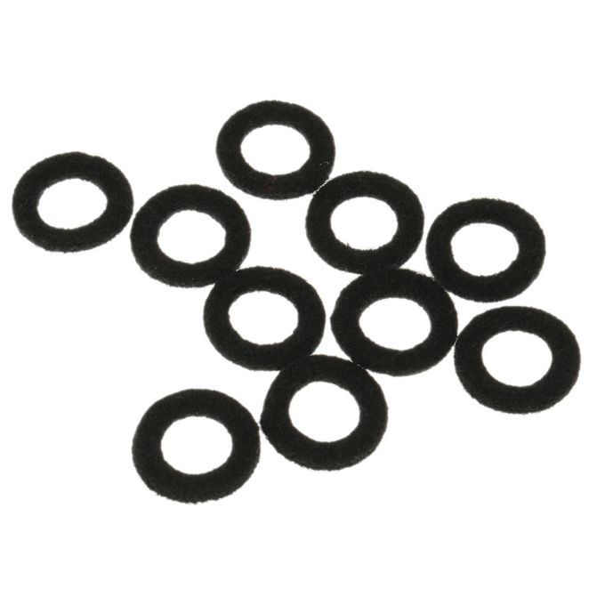 10pcs/pack Trumpet Wool Felts Washer Cushion For Trumpeter - Black