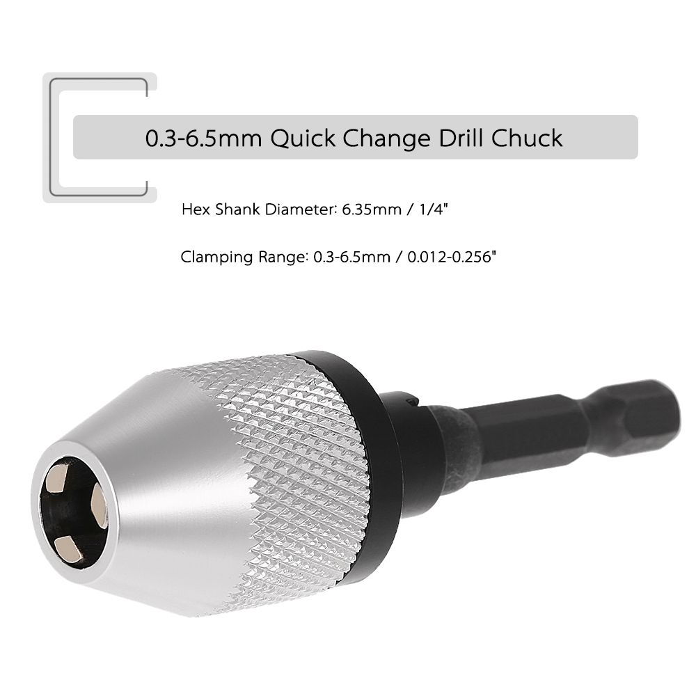 Mini Portable 0.3-6.5mm Electric Grinder Quick Change Drill