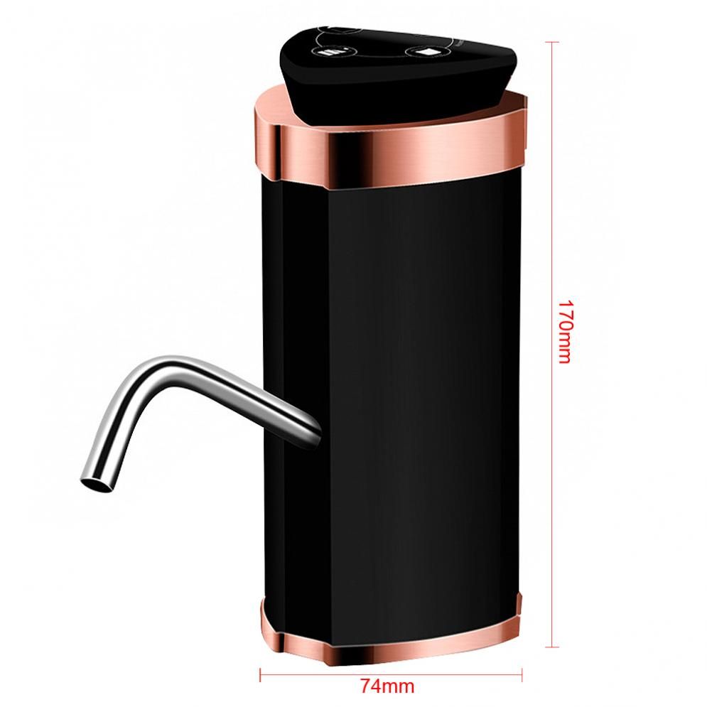 Portable Touch Double Pump Rechargeable Electric Water Pump With USB And Indicator Light For 4.5L - 18.9L Barrelled Water