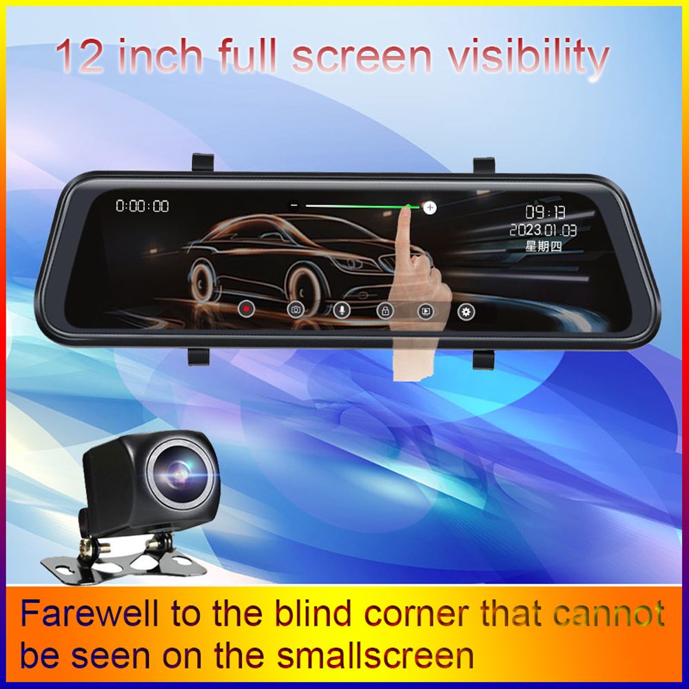 Dual Lens Car Video Recorder Auto Dash Cam Car Camera